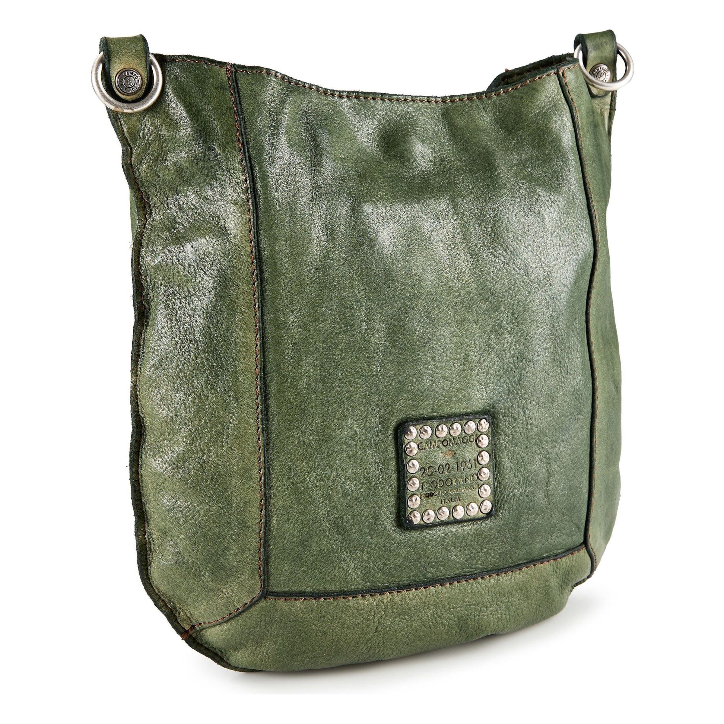 Campomaggi Schoudertas 'Nora' in Groen