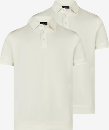 Ragman Shirt 'Basic' in Weiß: Vorderseite