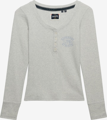 Superdry & Co Тениска 'Athletic' в сиво: отпред