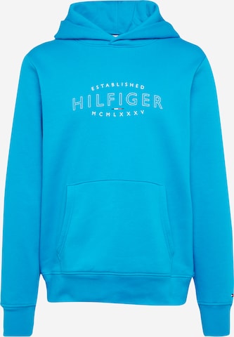 Sweat-shirt TOMMY HILFIGER en bleu : devant