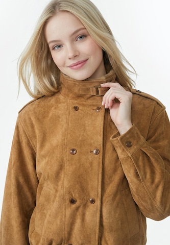 MYMO Between-Season Jacket in Brown