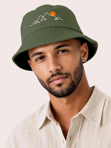Neverless Hat 'Berg Linie' in Green