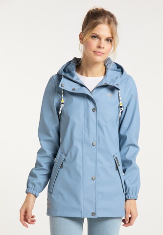 Schmuddelwedda Regenjacke in Blau: predná strana