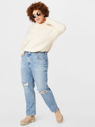 ONLY Carmakoma Loosefit Jeans 'Robyn' in Blau