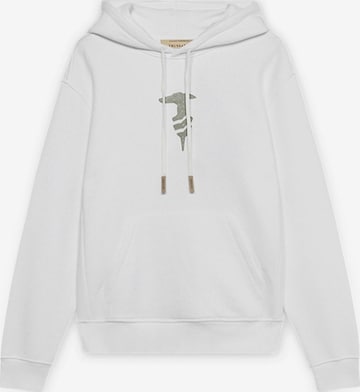 Trussardi Sweatshirt in Weiß: Vorderseite