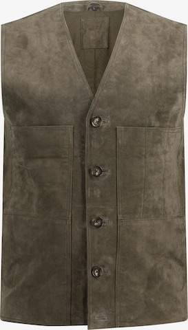 JP1880 Vest in Brown: front