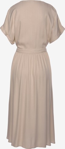 LASCANA Kleid in Beige