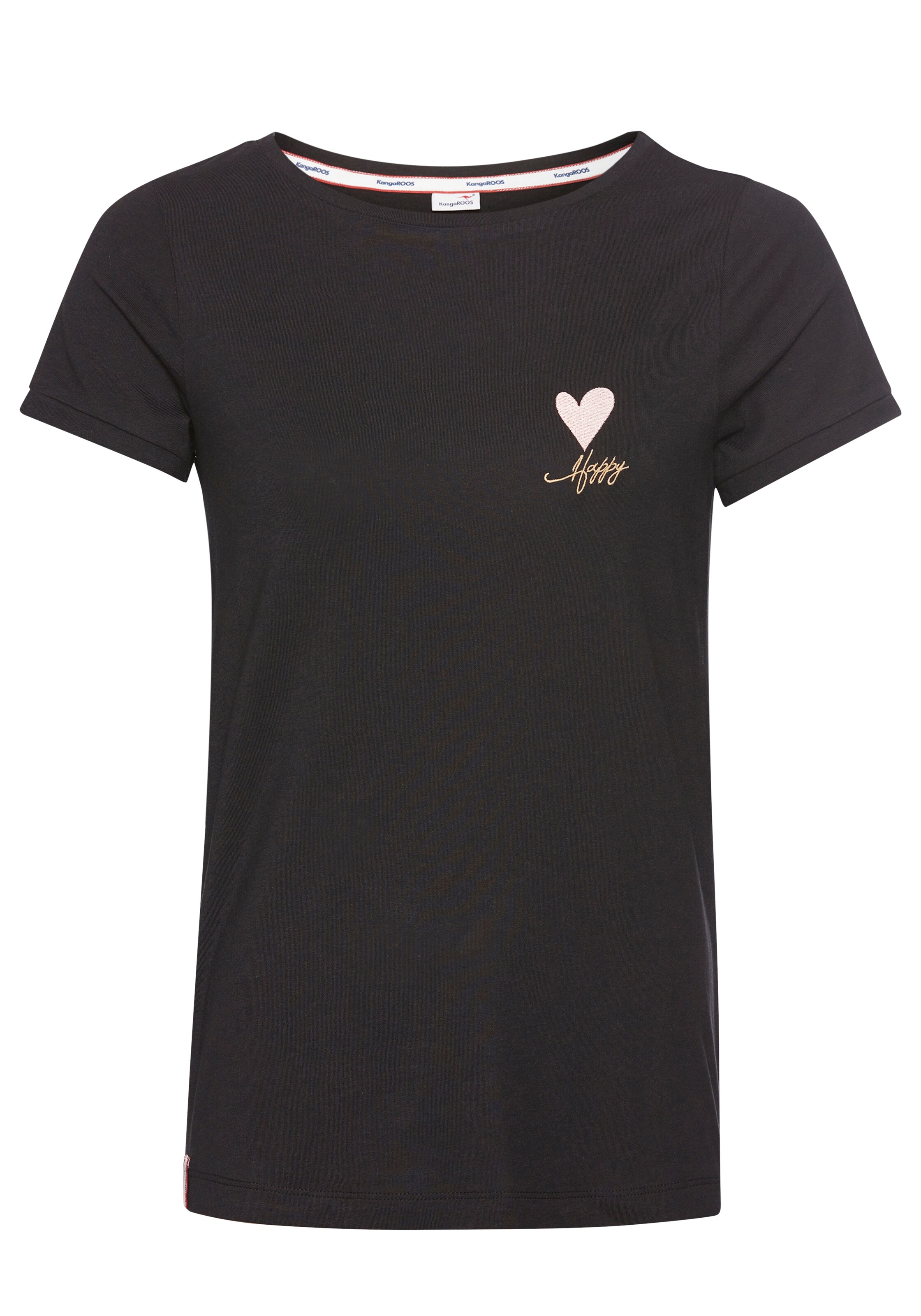 KangaROOS Shirt in Schwarz