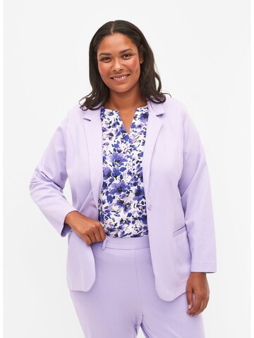 Zizzi Blazers 'Maddie' in Lila: voorkant