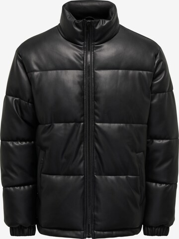 Only & Sons Between-Season Jacket 'Tune' in Black: front