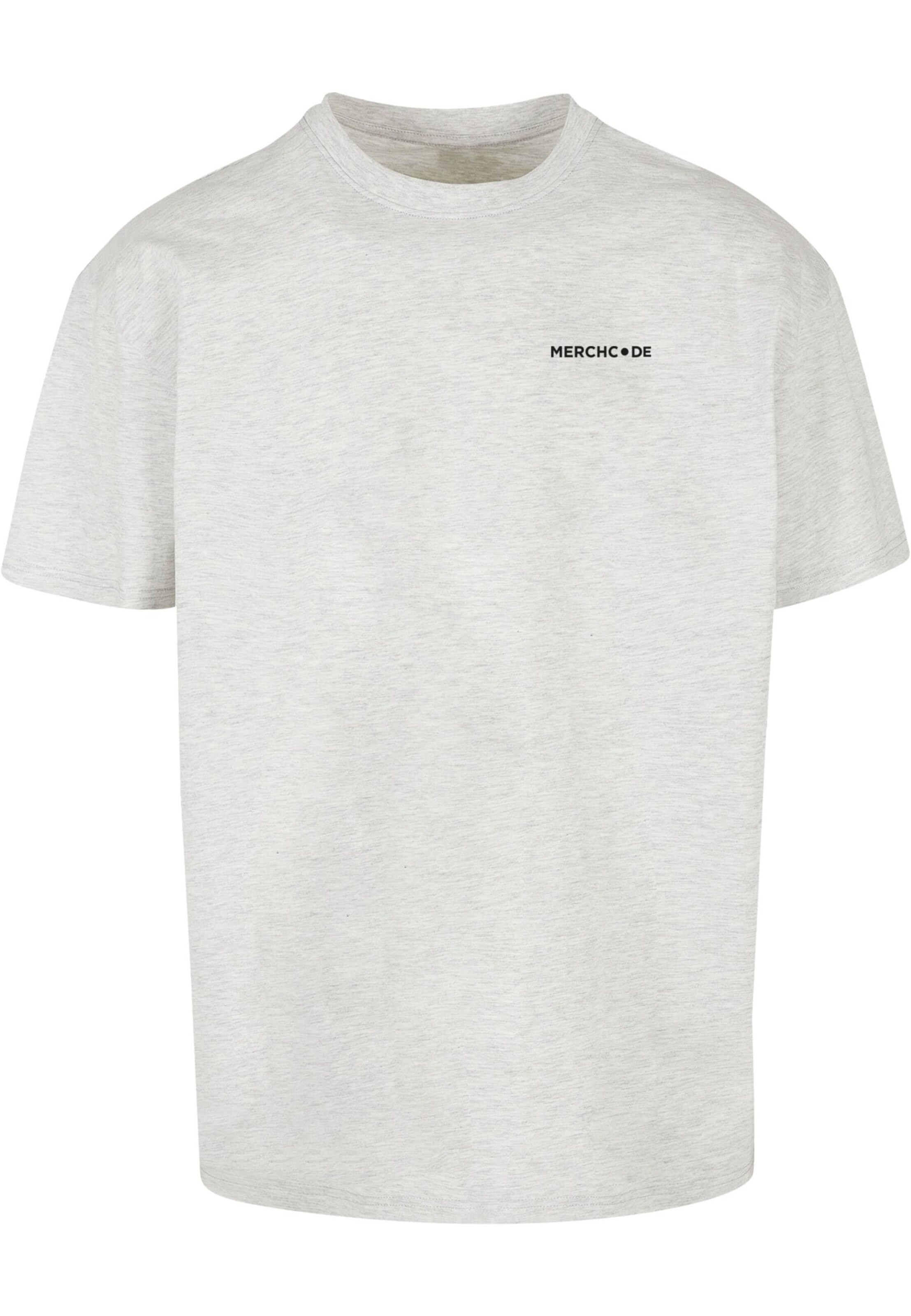 Merchcode T-Shirt 'Essentials New Generation' in Grau: Vorderseite