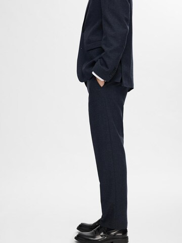 SELECTED HOMME - Slimfit Pantalón de pinzas 'SLHReed' en azul