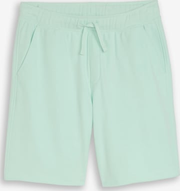 TOM TAILOR Loosefit Broek in Groen: voorkant