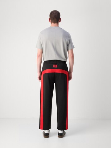 HUGO Обычный Штаны 'Dishorto' в Черный: сзади