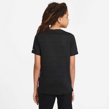 NIKE Sportshirt 'Miler' in Schwarz