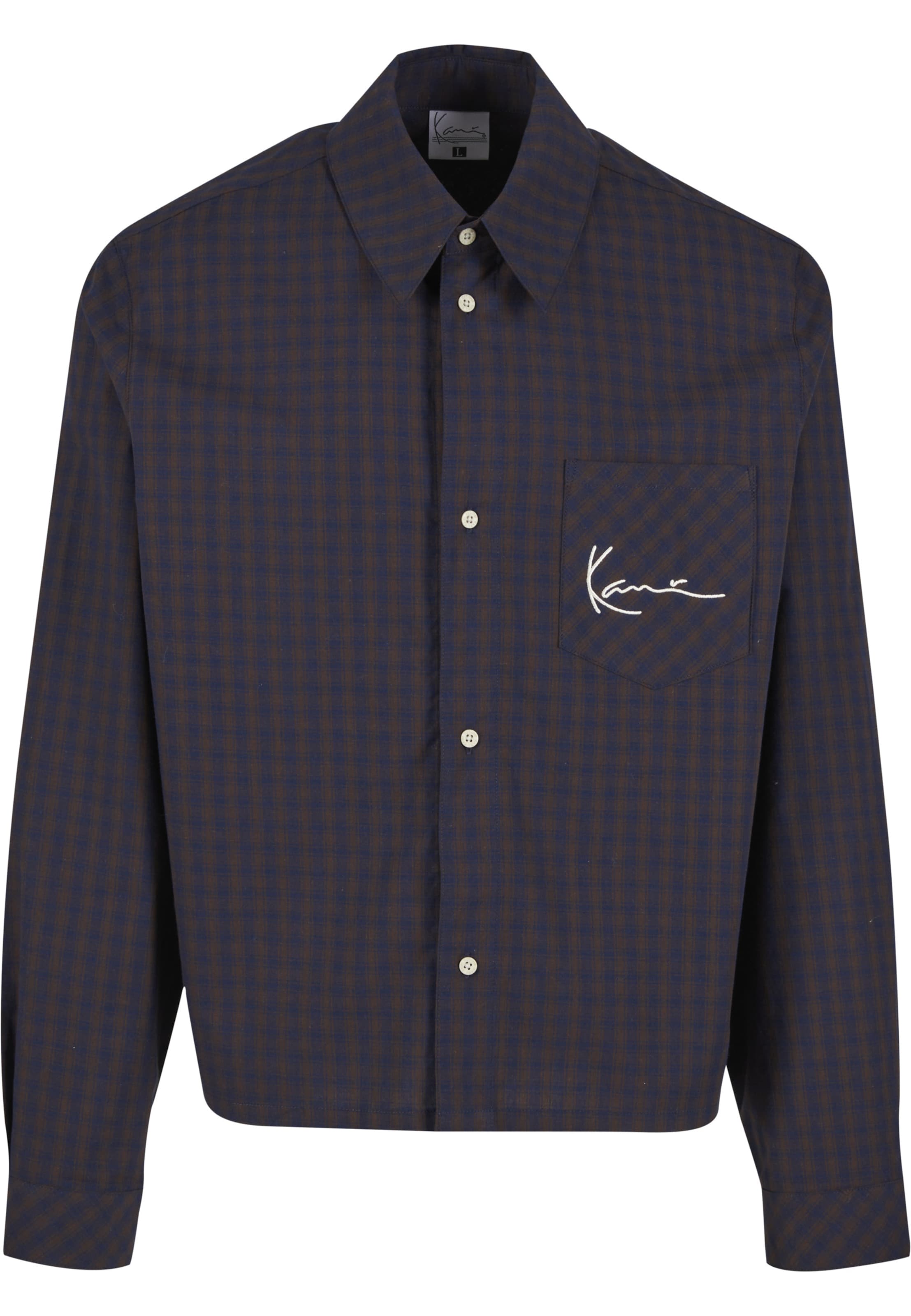Chemise Karl Kani en marron : devant