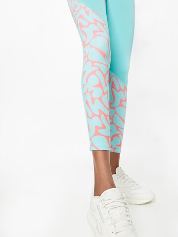 Reebok Skinny Sportbroek in Blauw