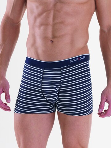 Blackspade Boxershorts ' Stripes ' in Blauw: voorkant