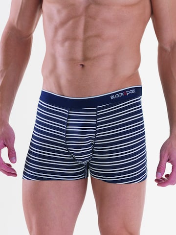 Blackspade Boxer shorts ' Stripes ' in Blue: front
