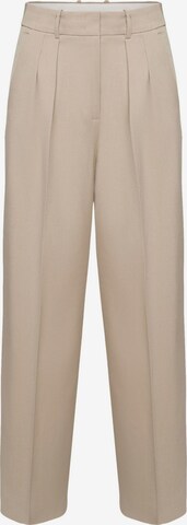 ESPRIT Tapered Pants in Beige: front