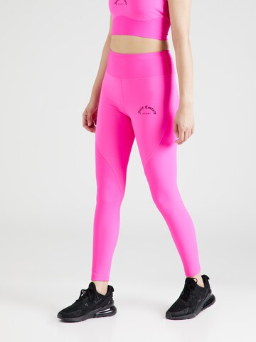 Juicy Couture Sport Skinny Sportovní kalhoty 'LORRAINE' – pink: přední strana