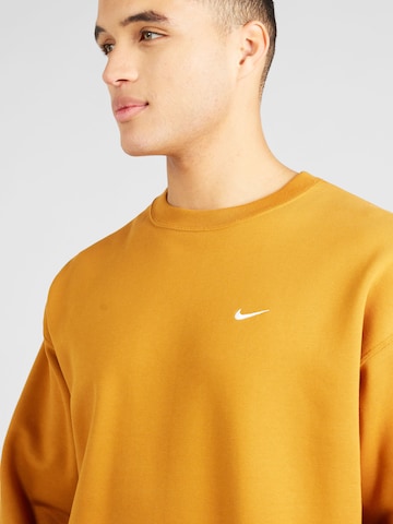 Nike Sportswear Sweatshirt 'Swoosh' in Yellow