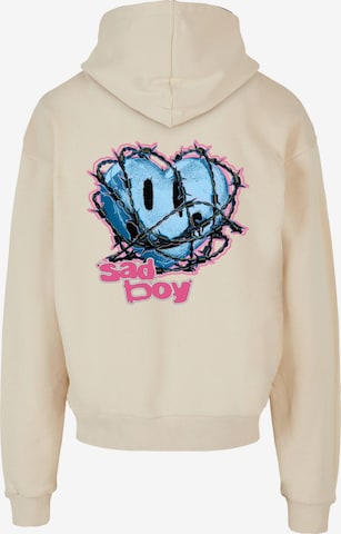 Sweat-shirt 'Sad Boy' MT Upscale en beige