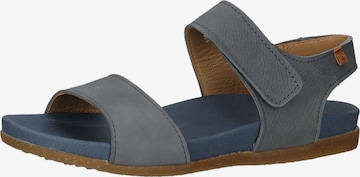 EL NATURALISTA Sandals in Blue: front