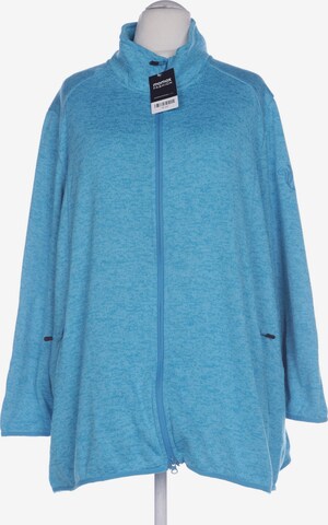 Ulla Popken Sweatshirt & Zip-Up Hoodie in 9XL in Blue: front