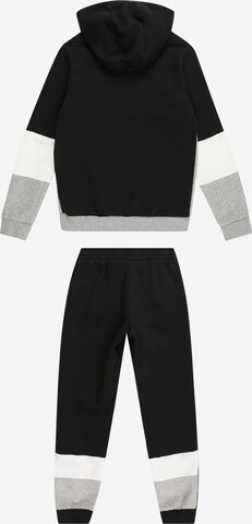 Costum de trening 'Colourblock Fleece' de la ADIDAS SPORTSWEAR pe negru