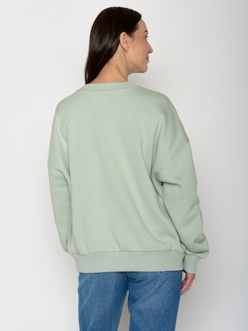 Felpa 'No Rain' di GREENBOMB in verde