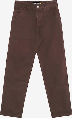 IUTER Loosefit Broek in Bruin: voorkant