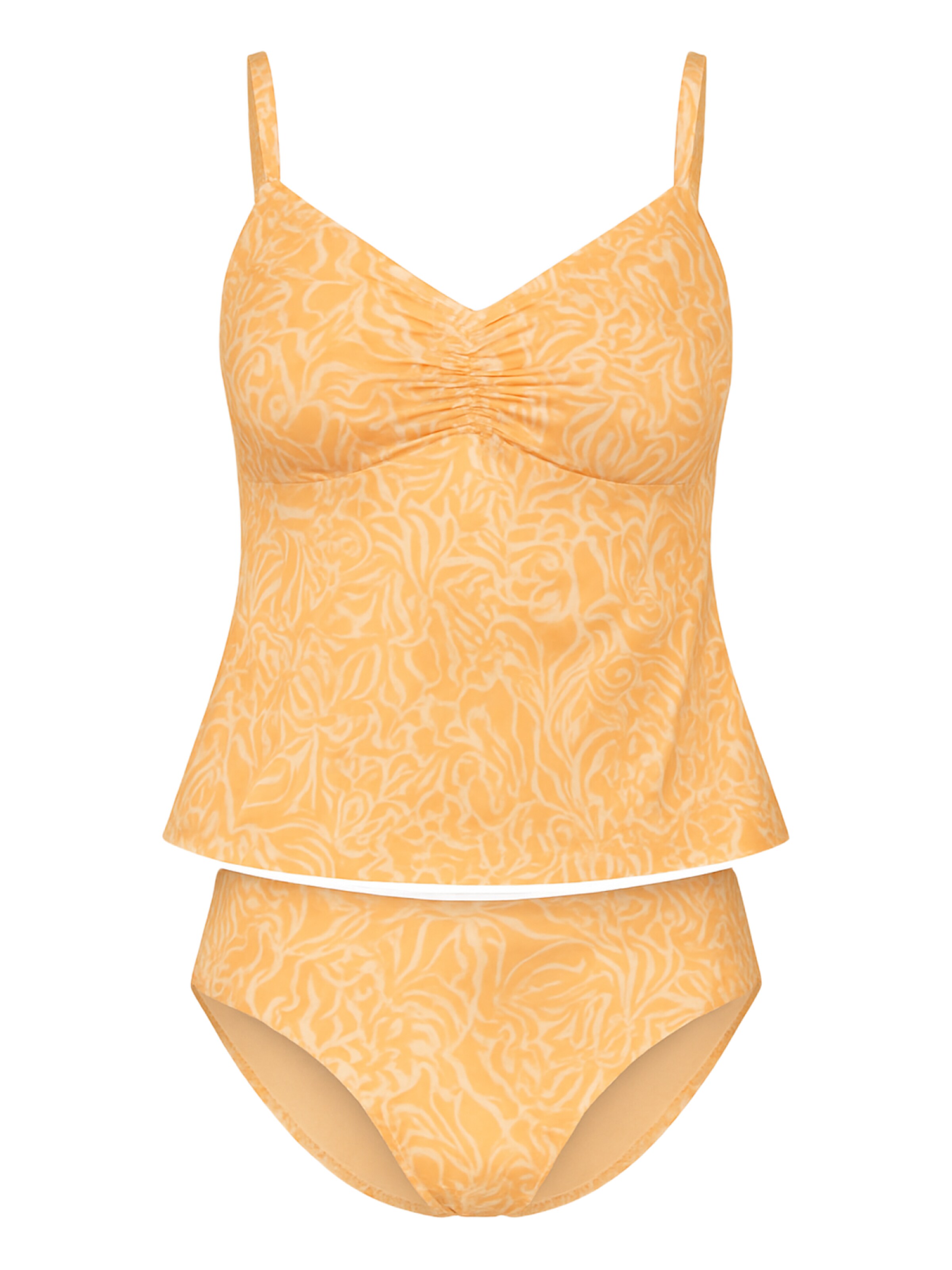 C&City Bustier Tankini 'Mayo' in Oranje: voorkant