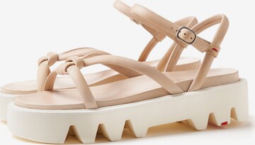 LLOYD Strap Sandals in Beige: front