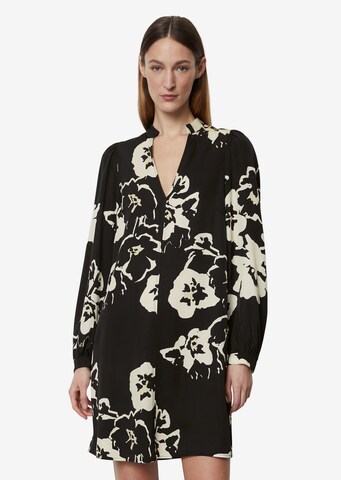 Robe-chemise Marc O'Polo en noir : devant