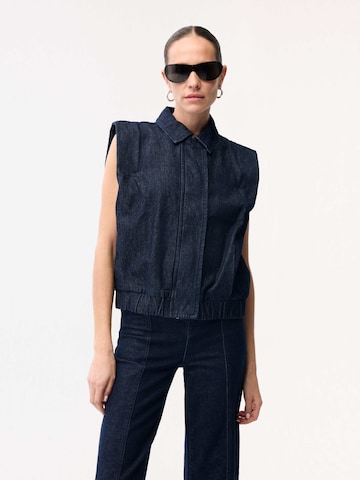 Gilet adl en bleu : devant