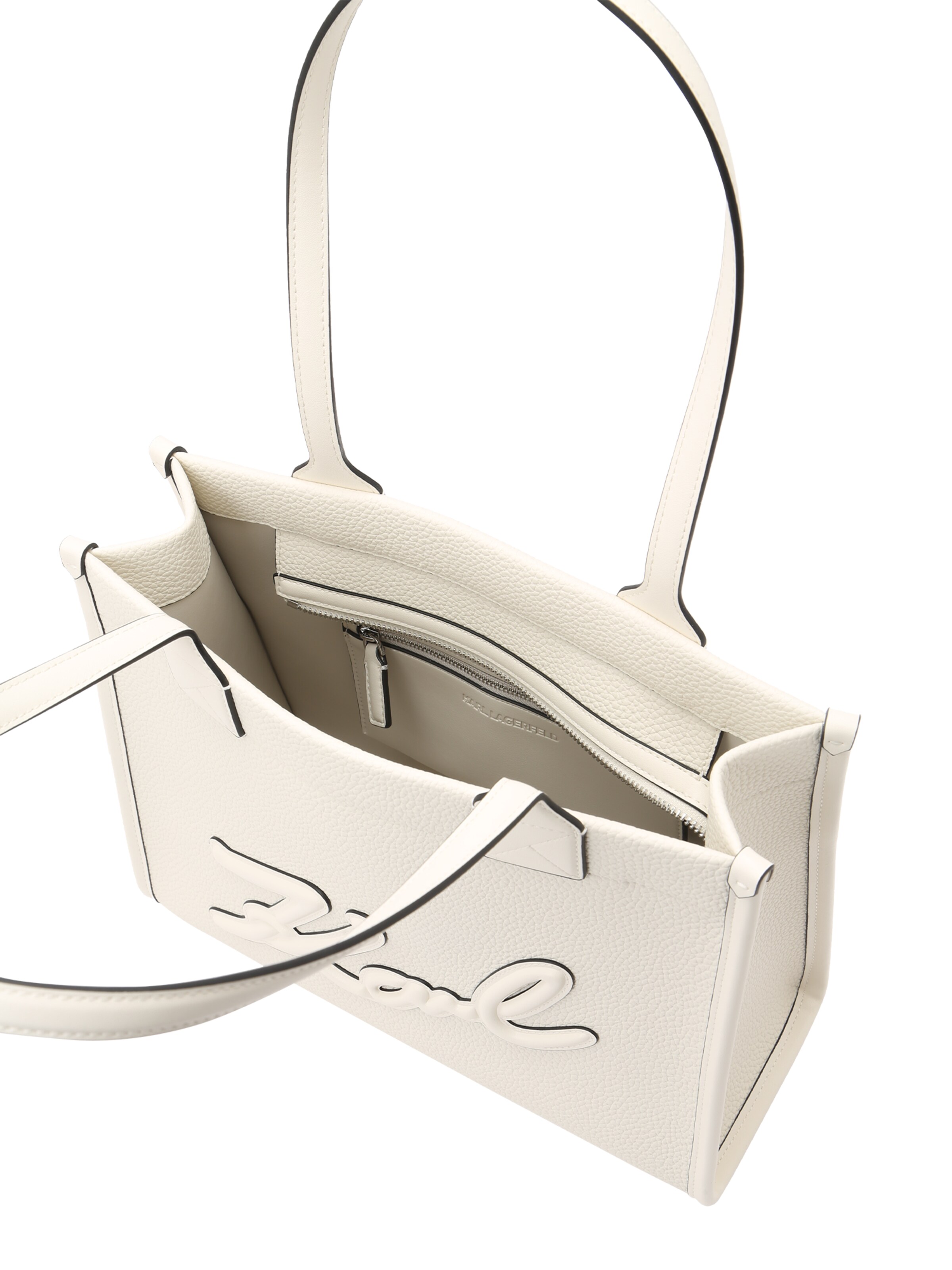 Karl Lagerfeld Μεγάλη τσάντα σε λευκό