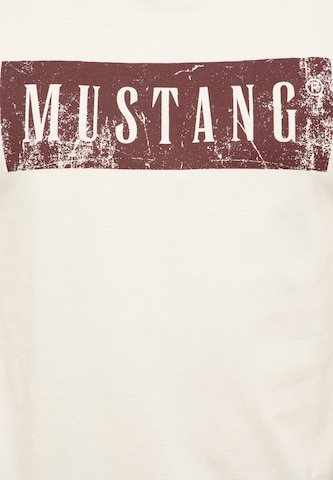 MUSTANG Tričko 'Austin' - Béžová