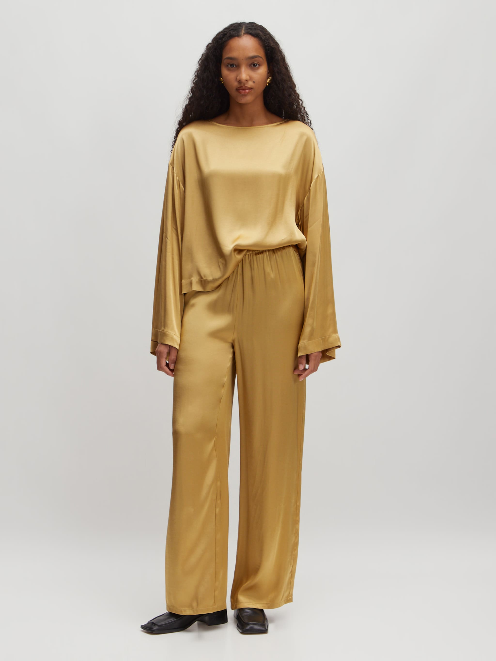 EDITED Producten Broek 'Maren' Goud