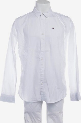 Tommy Jeans Button Up Shirt in L in White: front