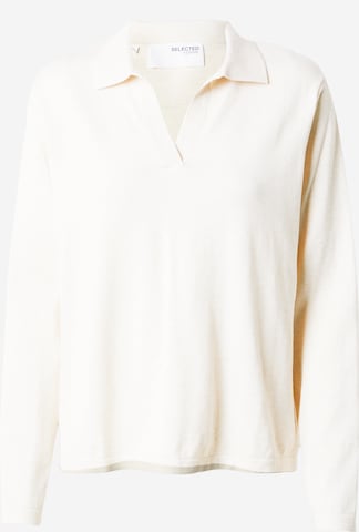 SELECTED FEMME Pullover 'BERGA' in Beige: predná strana