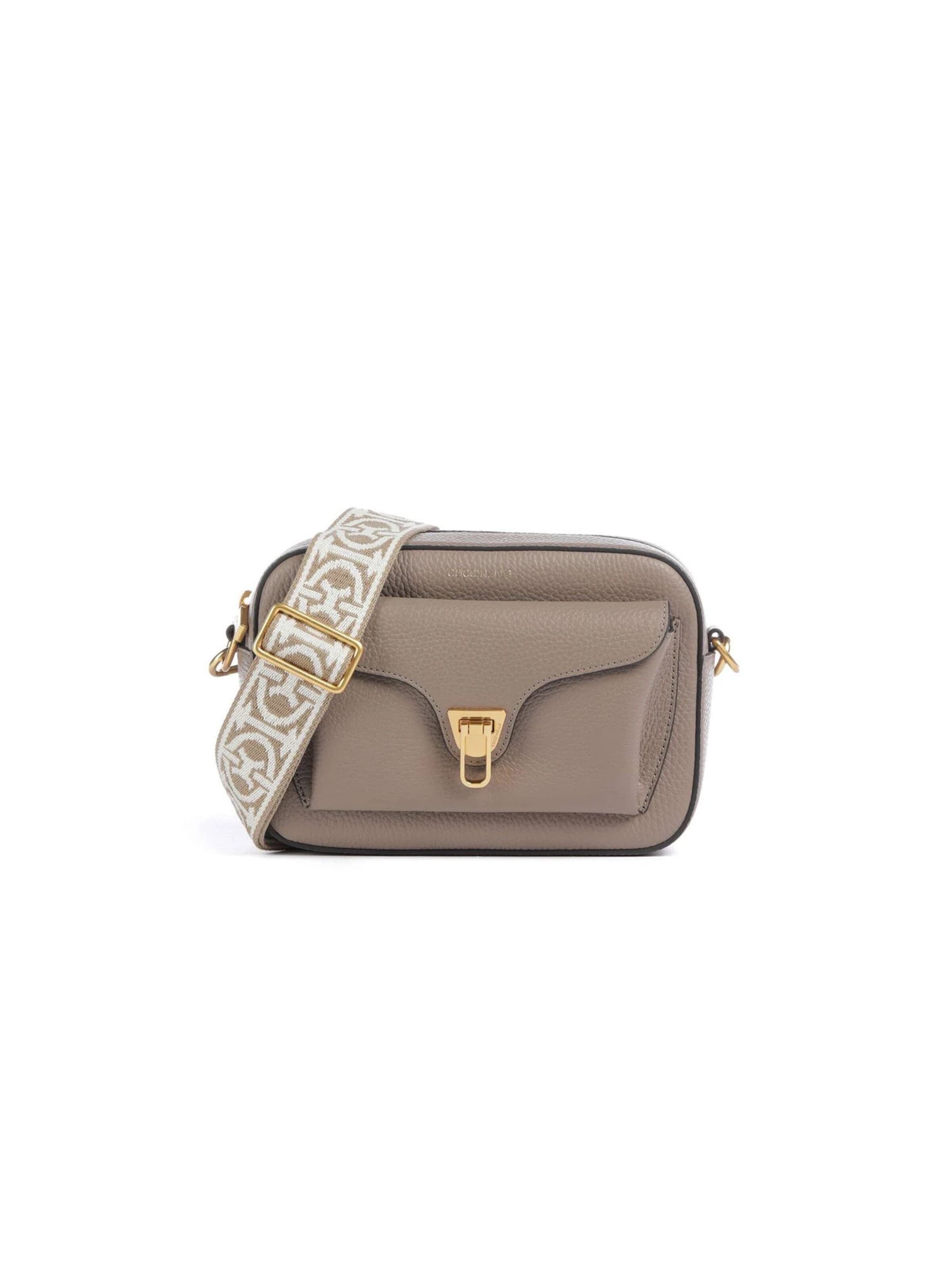 Borsa a tracolla 'Beat Soft Ribbon Crossbody bag' di Coccinelle in grigio: frontale