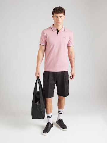 BOSS - Camisa 'Paul' em rosa