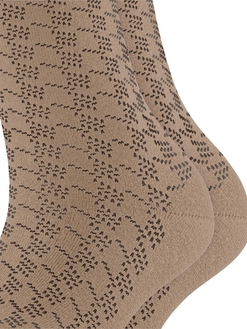 ESPRIT Socken 'Pepita Pattern 2-Pack'‌‌‌ in Beige