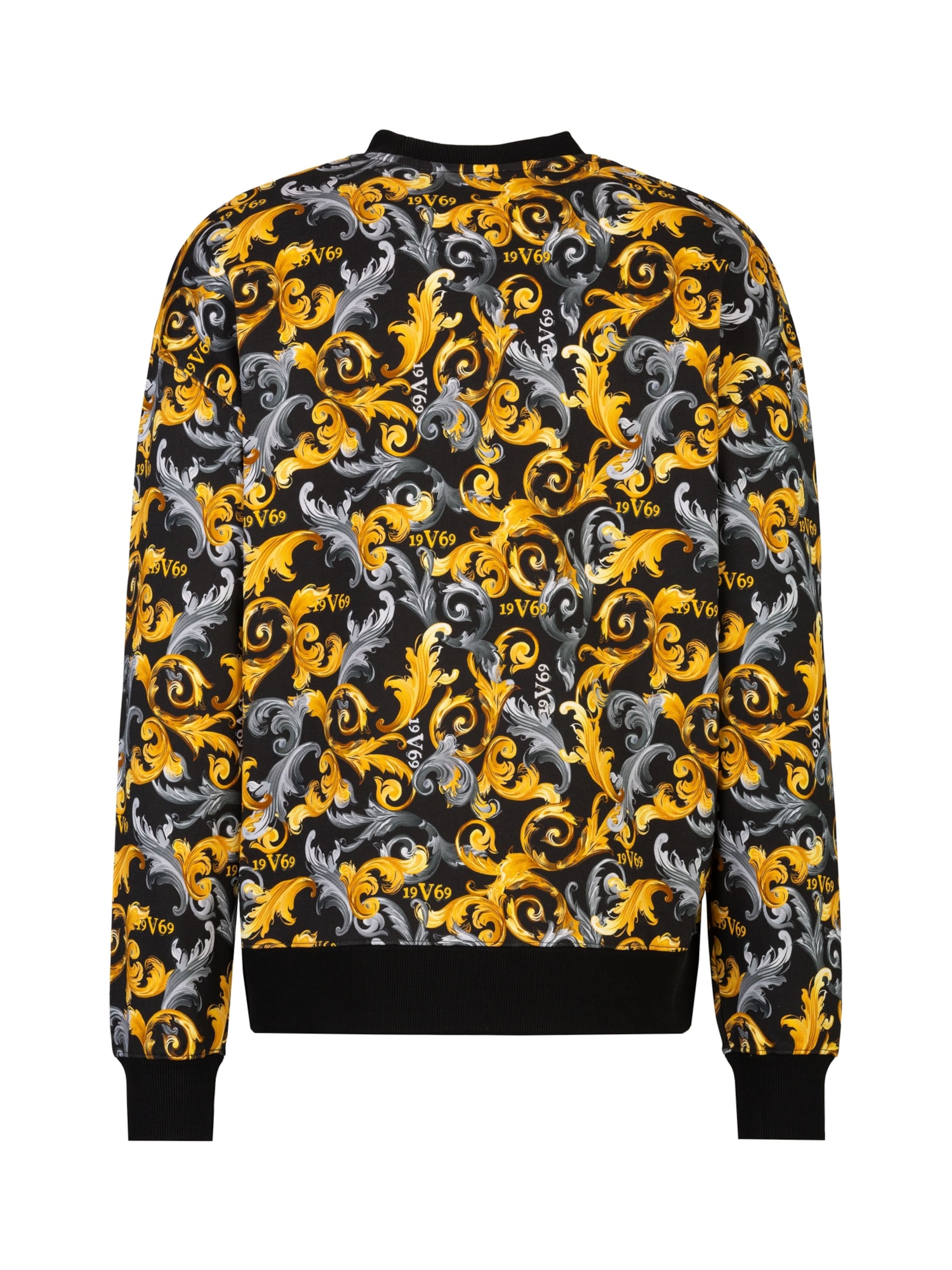 19V69 ITALIA Sweatshirt 'Omero New Baroque' i blandingsfarvet