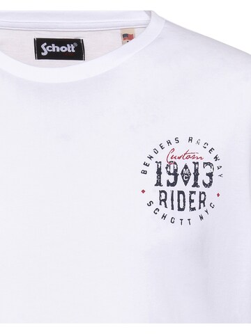 Schott NYC Shirt in White