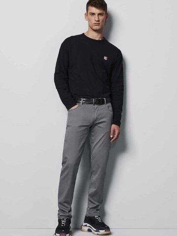 MEYER Regular Chino Pants in Grey