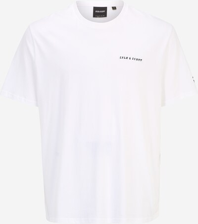 Lyle & Scott Big&Tall Μπλουζάκι σε μαύρο / λευκό, Άποψη προϊόντος