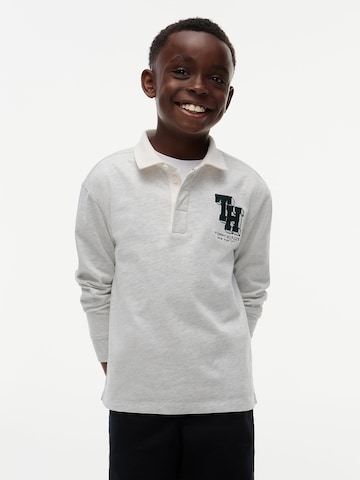 T-Shirt TOMMY HILFIGER en gris : devant