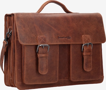 Borsa portadocumenti 'Montana' di Greenland Nature in marrone